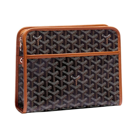 Goyard Jouvence Toiletry Bag "MM Black/Brown"