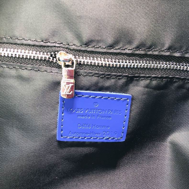 Louis Vuitton Keepall Bandouliere Clouds Monogram 50 Blue