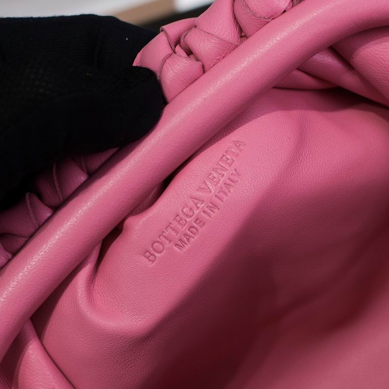 BOTTEGA VENETA Pink Lambskin Mini Pouch