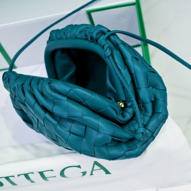 BOTTEGA VENETA Pearl Lambskin Mini Pouch
