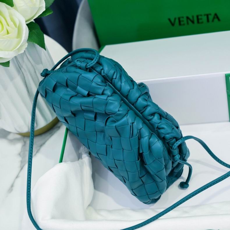 BOTTEGA VENETA Pearl Lambskin Mini Pouch