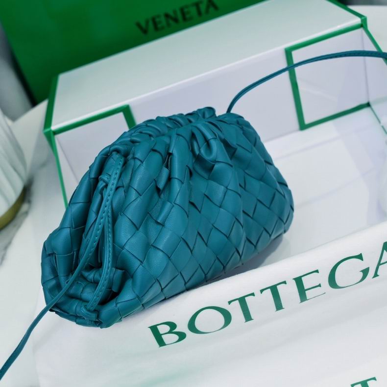BOTTEGA VENETA Pearl Lambskin Mini Pouch