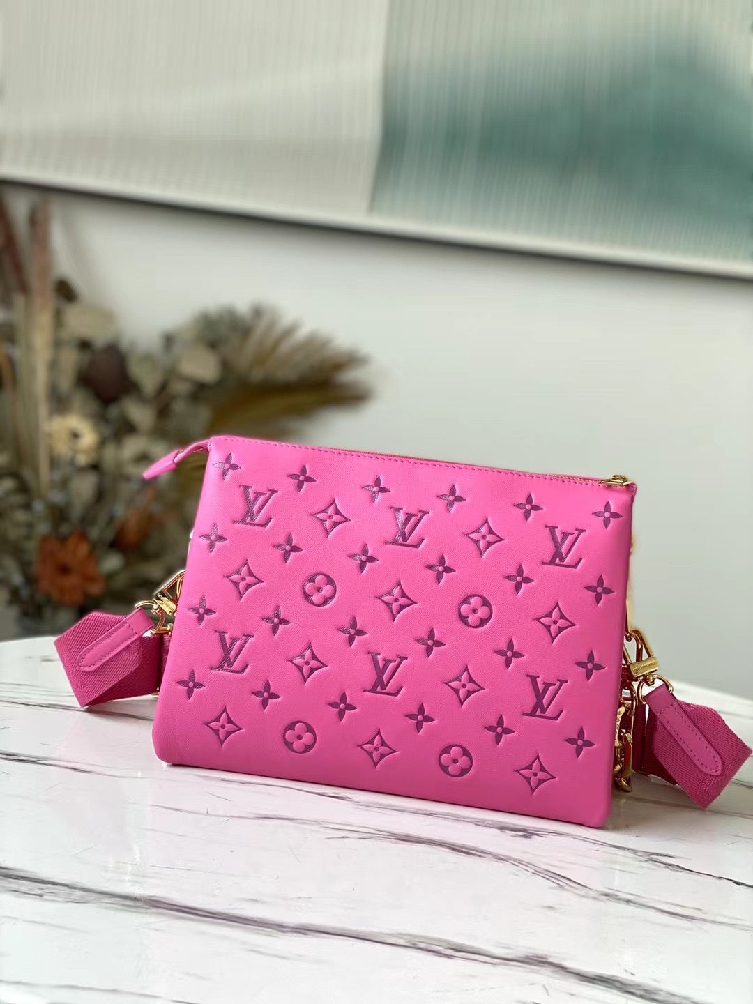 LV COUSSIN PM Pink HANDBAG