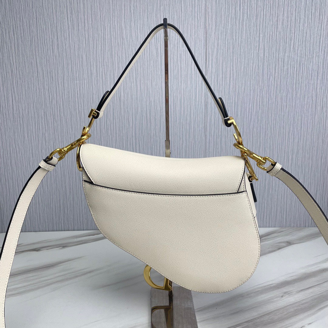 Dior Saddle Bag White