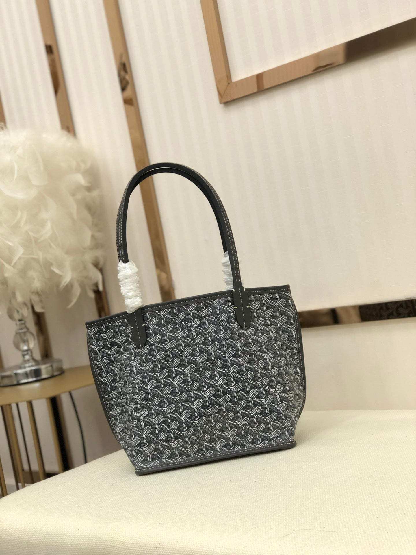 Goyard Grey Anjou Mini Bag