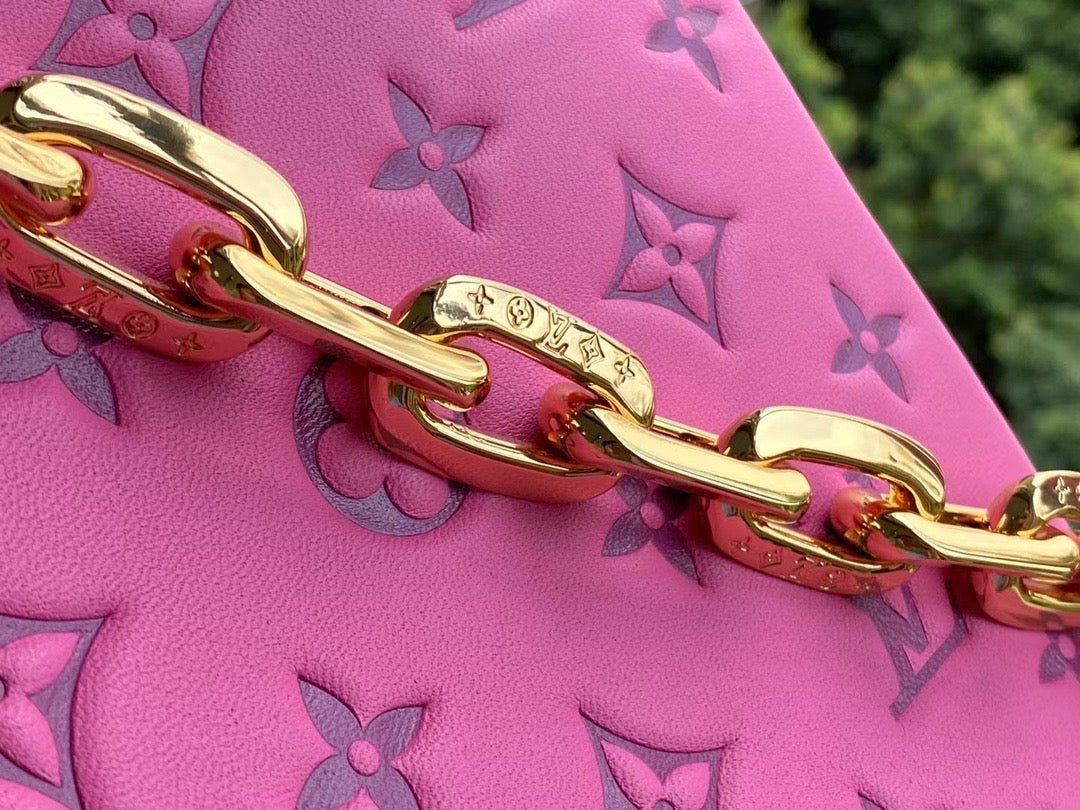 LV COUSSIN PM Pink HANDBAG