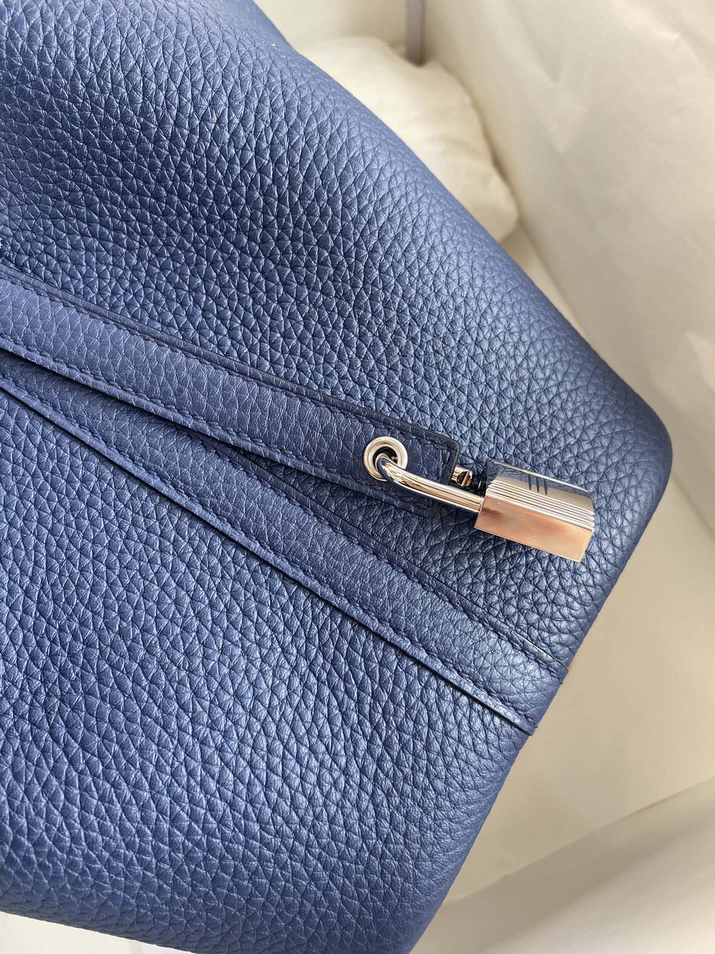 Hermès Picotin 18cm Navy Blue Gold hardware