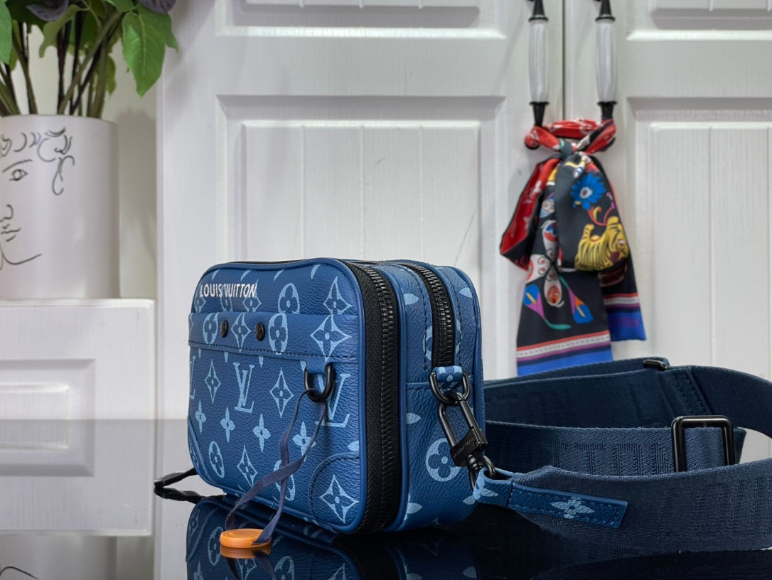 LV Trio Messenger Bag Blue