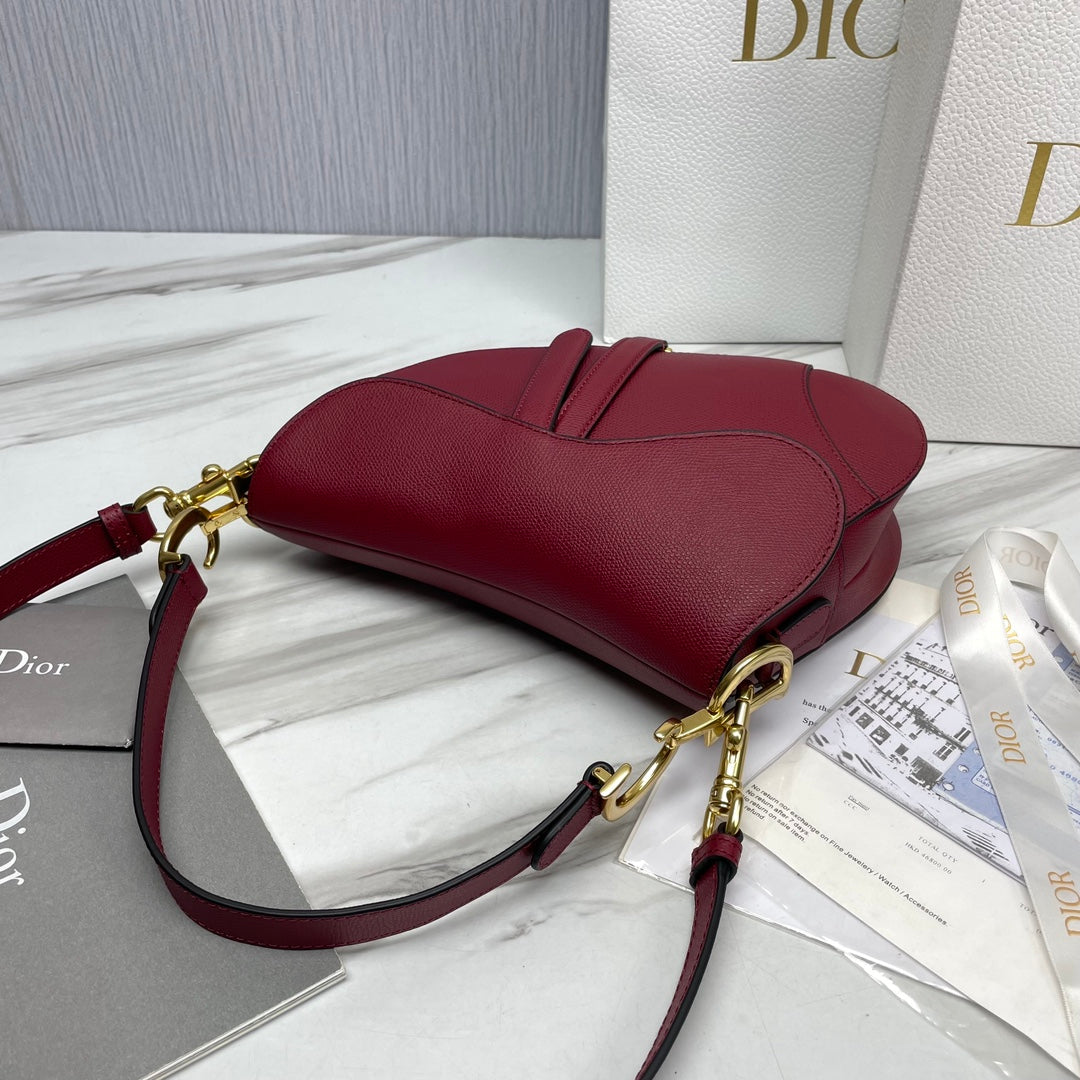 Dior Saddle Bag Red