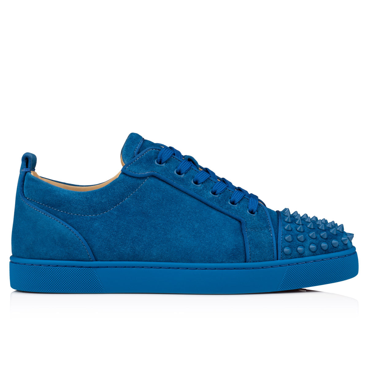 CHRISTIAN LOUBOUTIN Louis Junior Spikes Blue