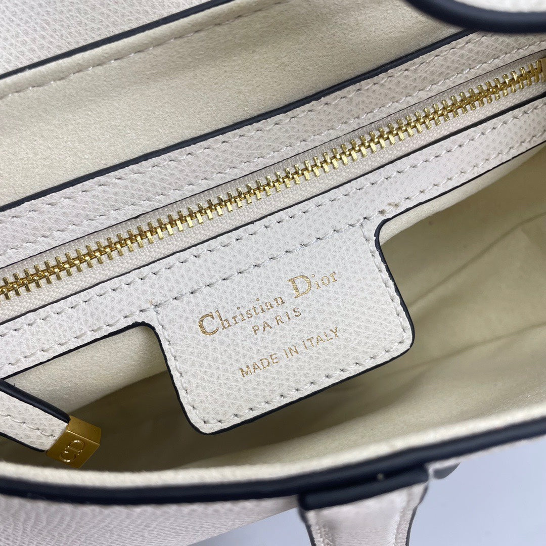 Dior Saddle Bag White