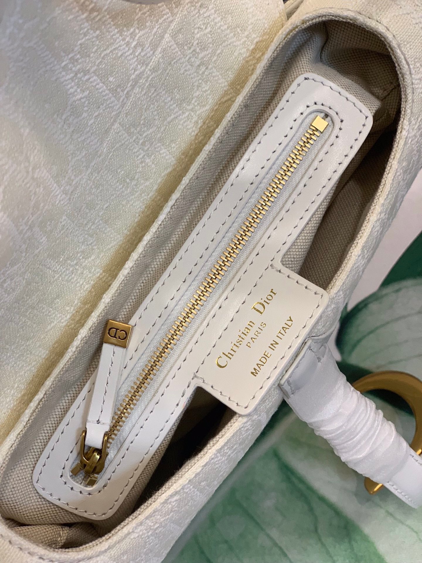 Dior Saddle Bag White