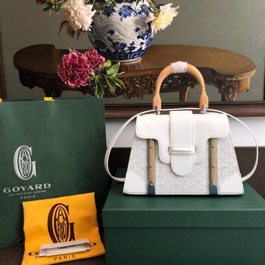 Goyard Saïgon White PM Bag