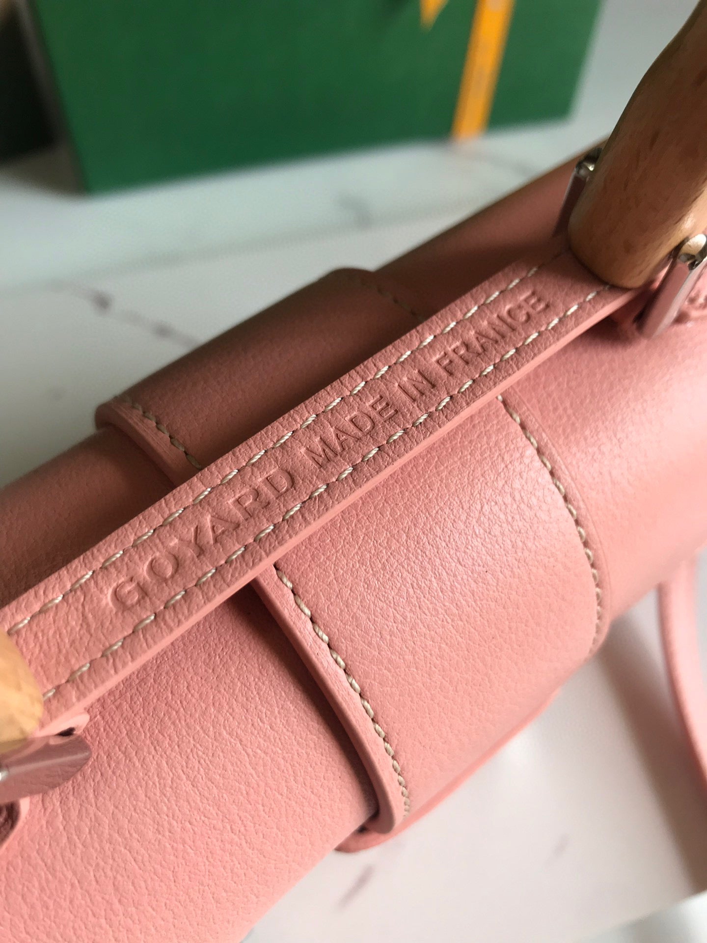 Goyard Saigon Pink Mini  Bag Structured