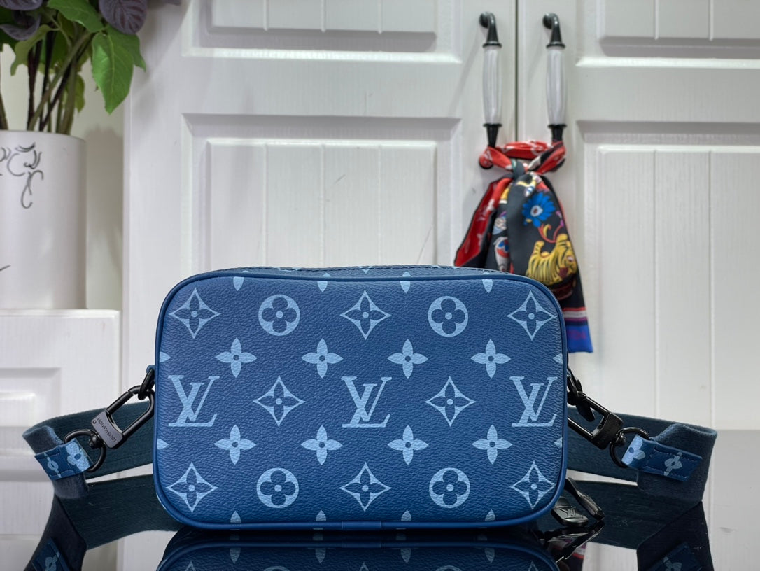 LV Trio Messenger Bag Blue