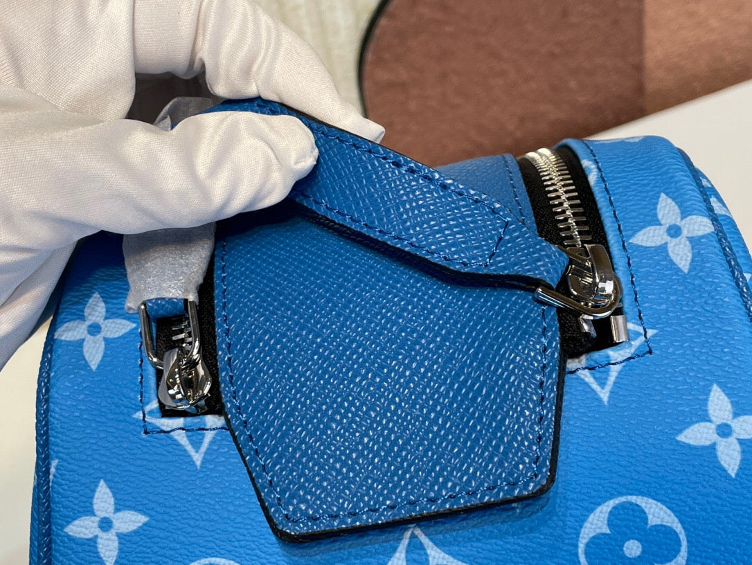 LV Dopp Kit Blue