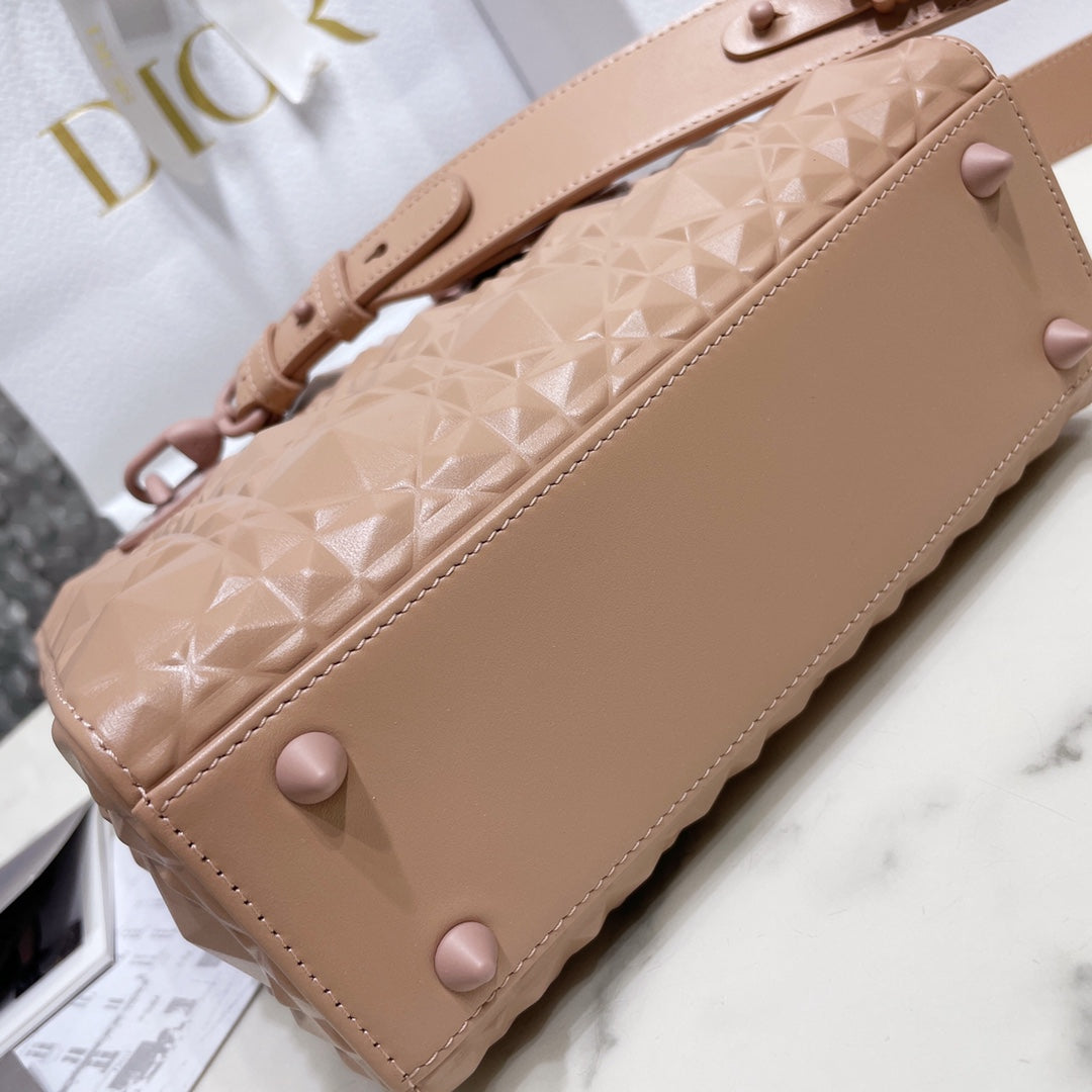 Dior Medium Lady D in Patent Cannage Calfskin
