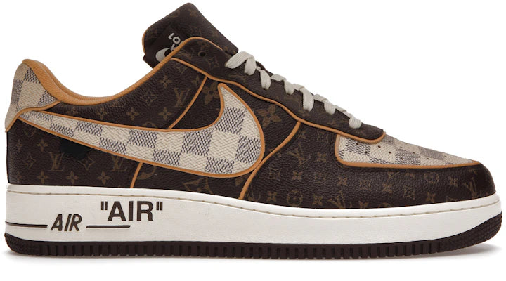 Nike Air Force 1 Low Louis Vuitton Monogram Brown Damier Azur