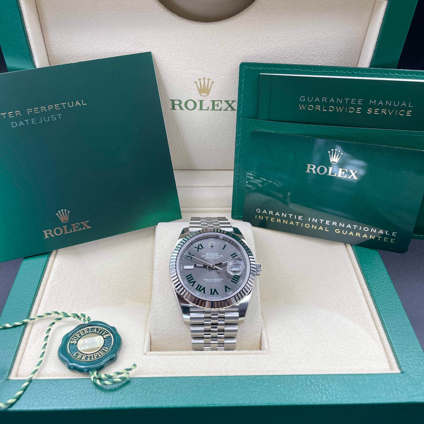 Rolex Wimbledon Dial Datejust 41 mm