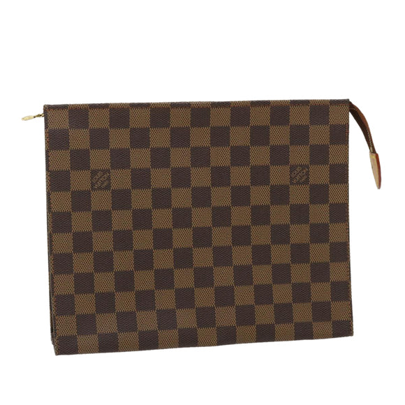 LV Damier Ebene Poche Toilette 26 Pouch