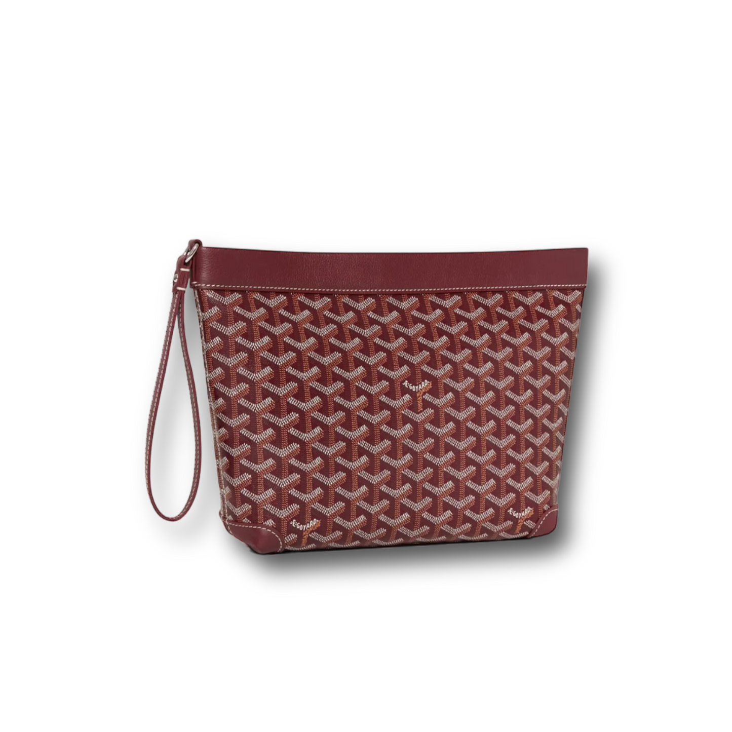Goyard conti pouch maroon