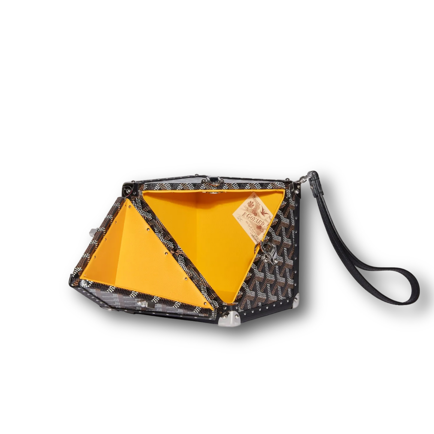 Goyard Black Dé Trunk Bag