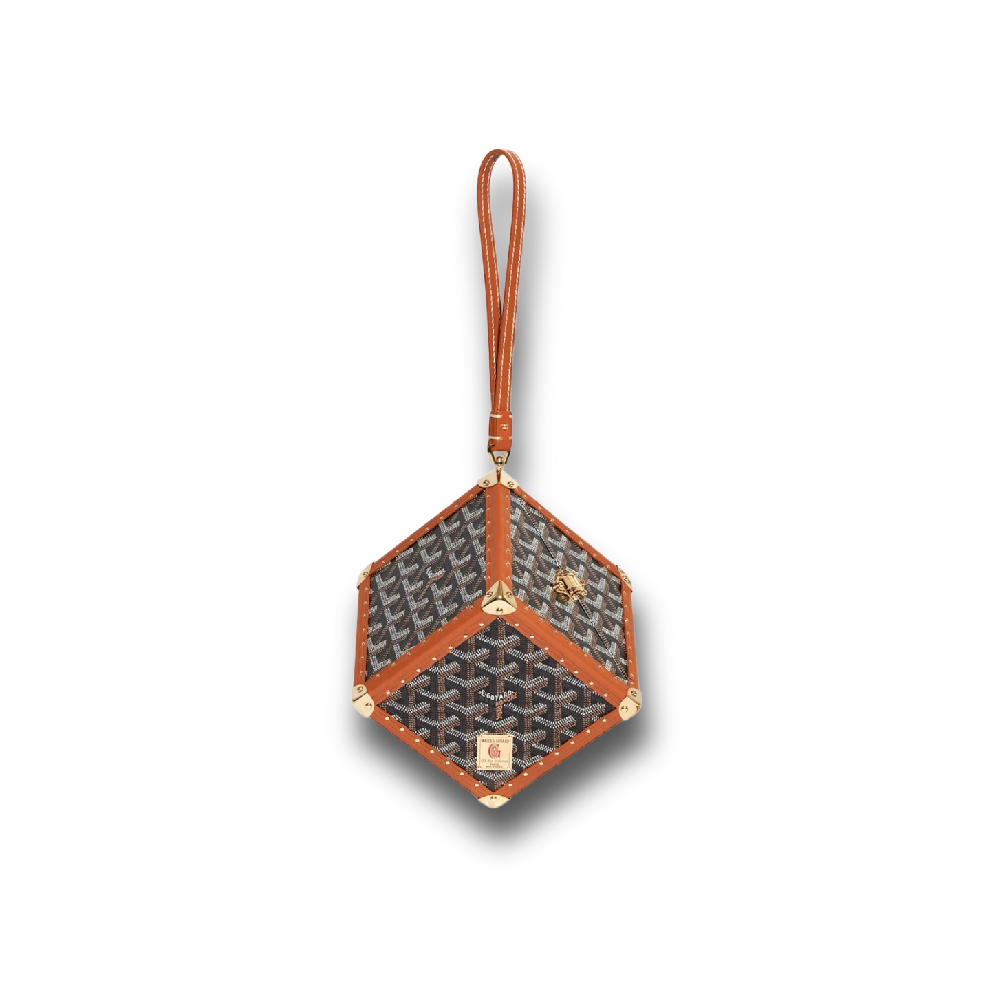 Goyard Tan Dé Trunk Bag