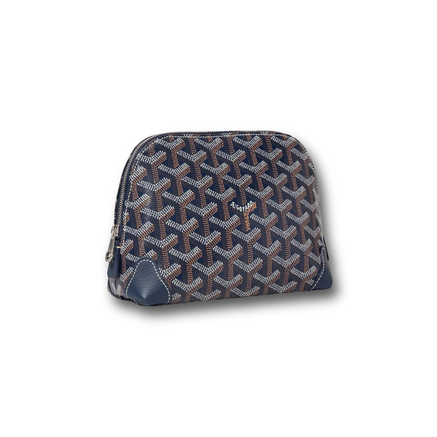 Goyard Vendome Navy Blue Cosmetic Pouch