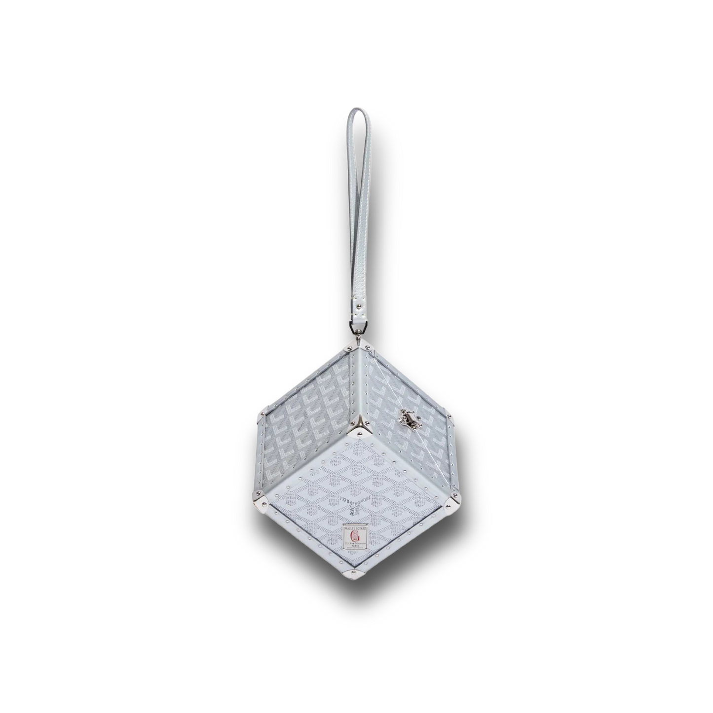 Goyard Silver Dé Trunk Bag