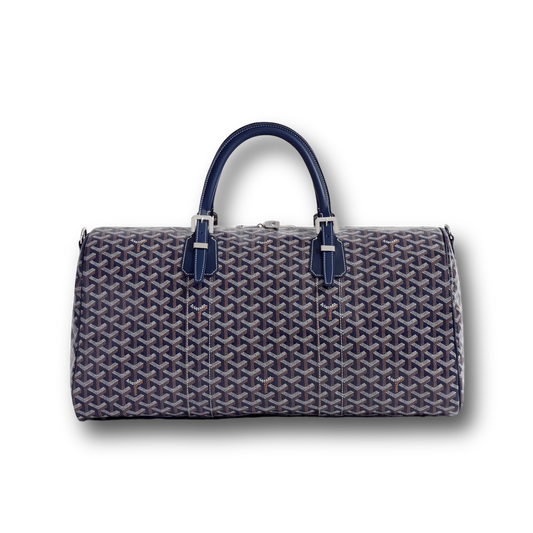 Goyard Navy Blue Boston 50 bag