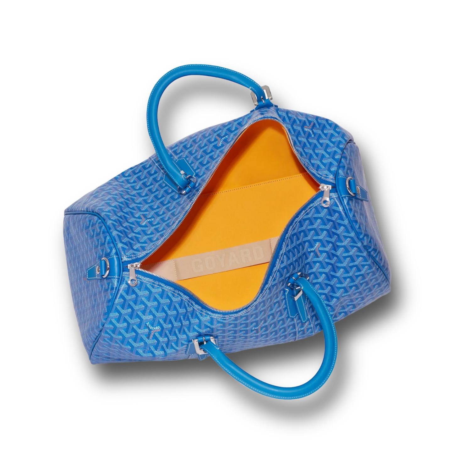 Goyard Blue Boston 50 bag