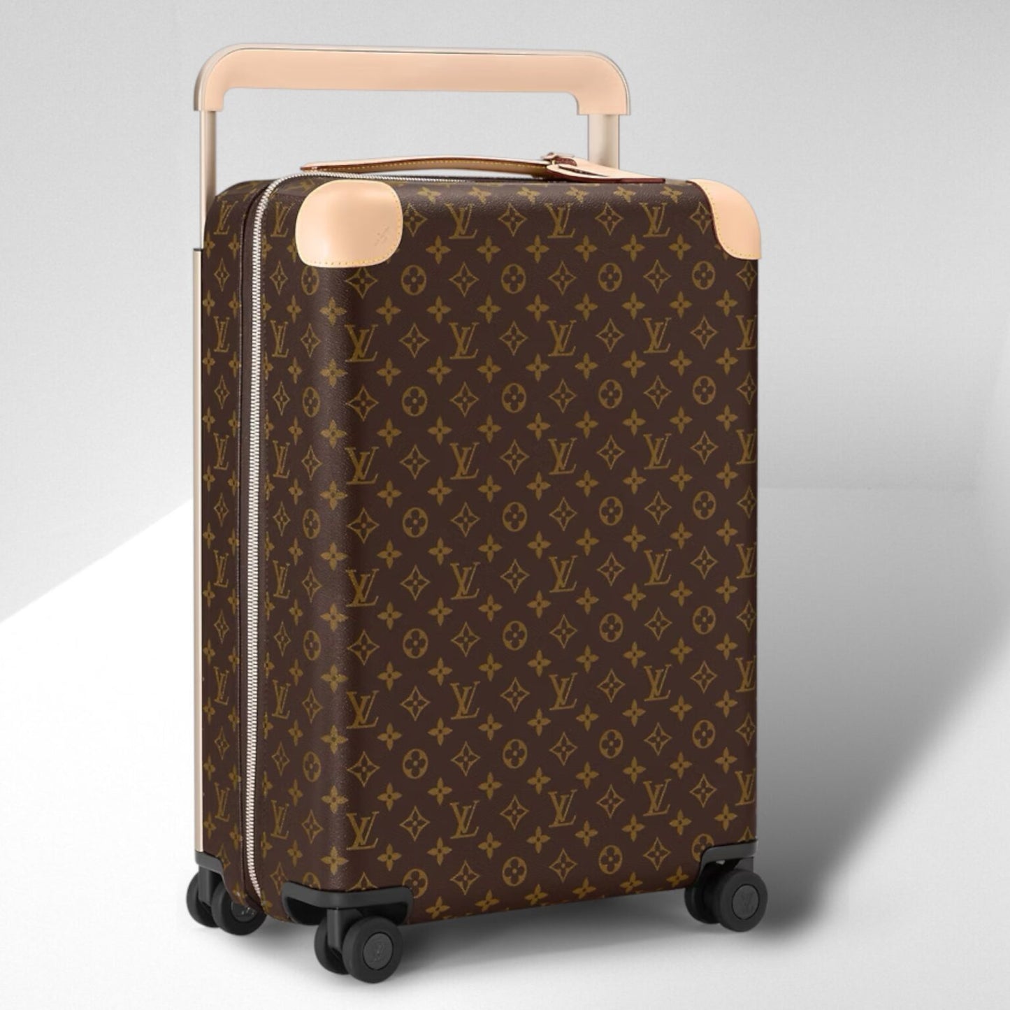Horizon 55 suitcase Beige/Brown monogram
