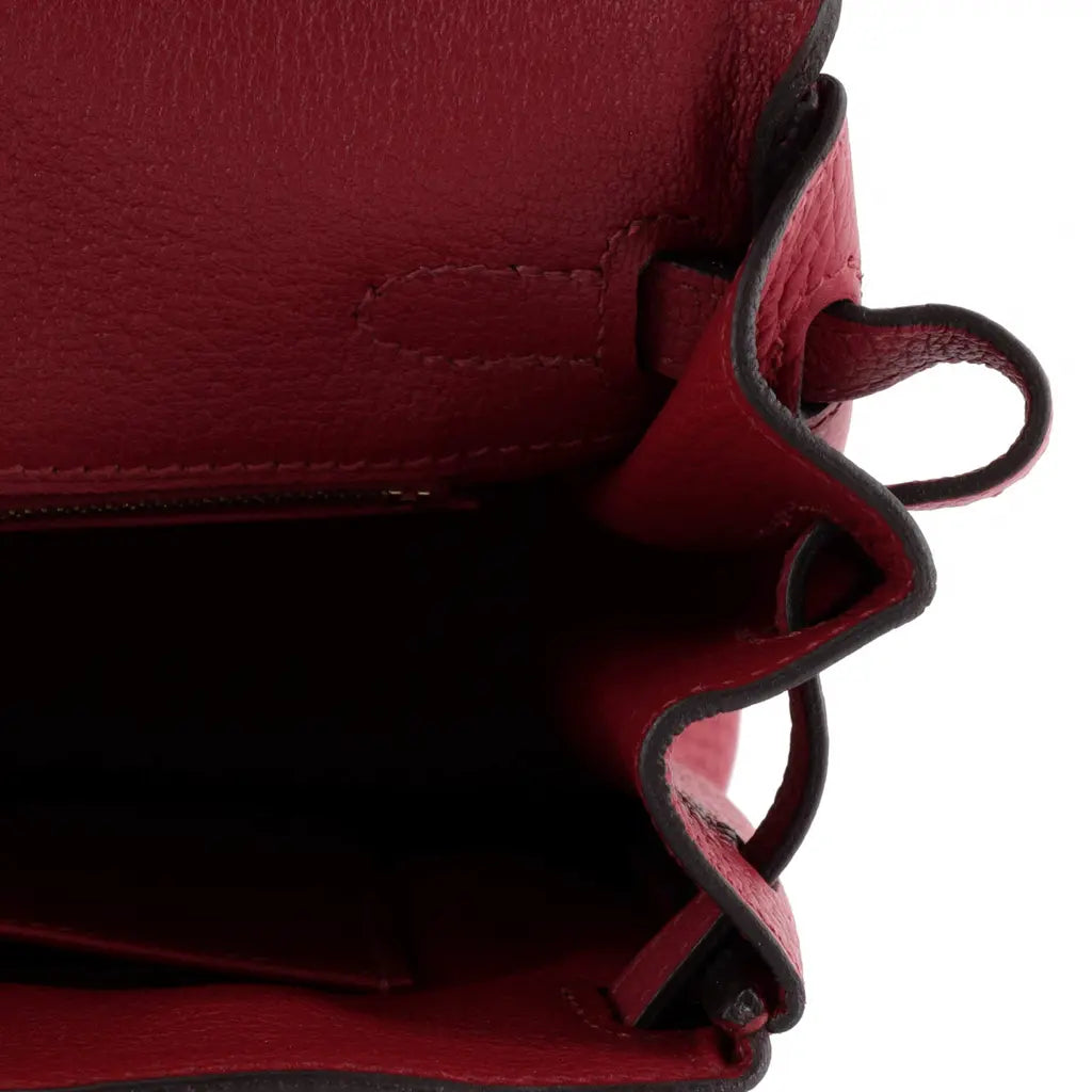 Birkin 25 Rouge H togo leather Palladium hardware