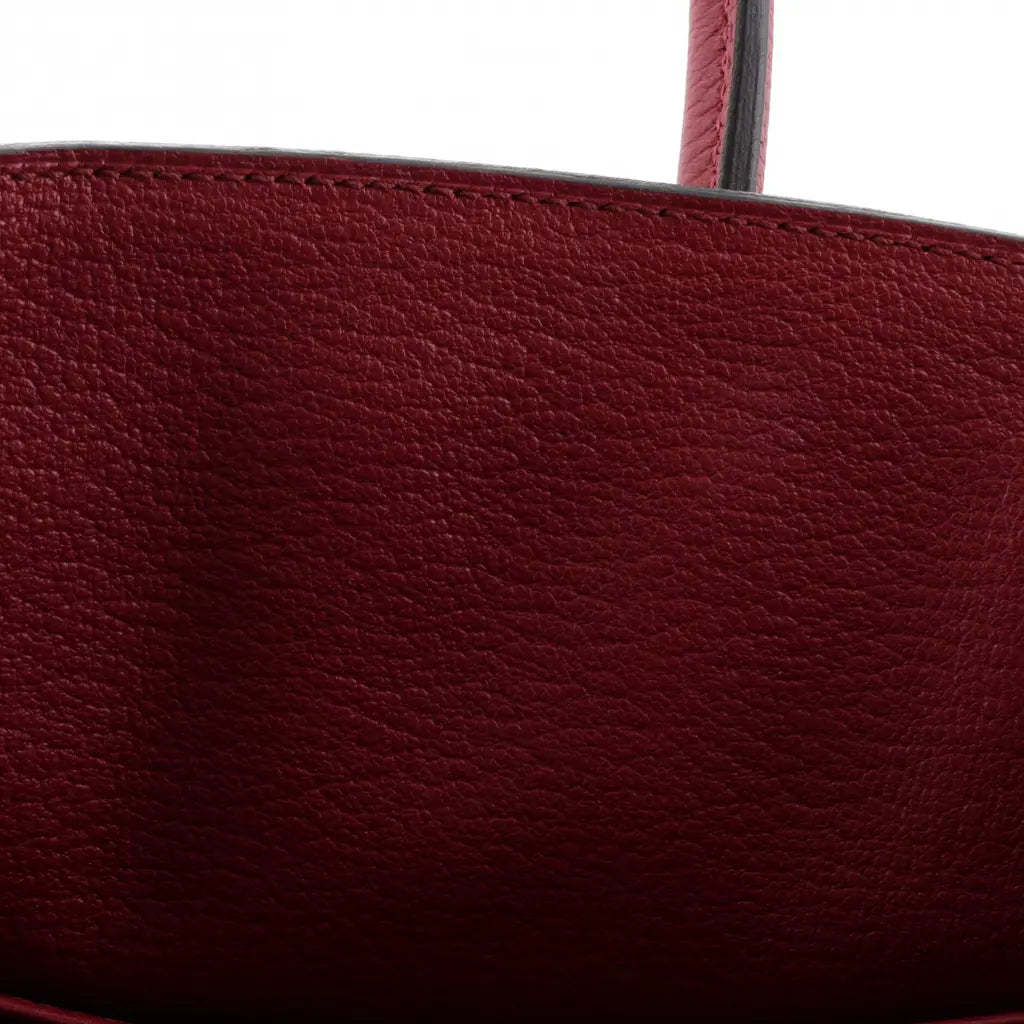 Birkin 25 Rouge H togo leather Palladium hardware