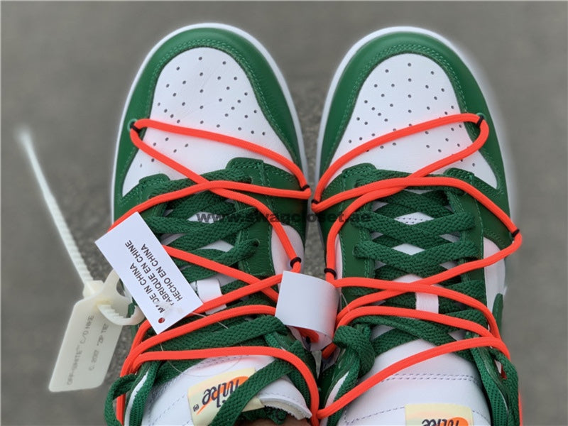 Nike Dunk Low Off-White "Pine Green"