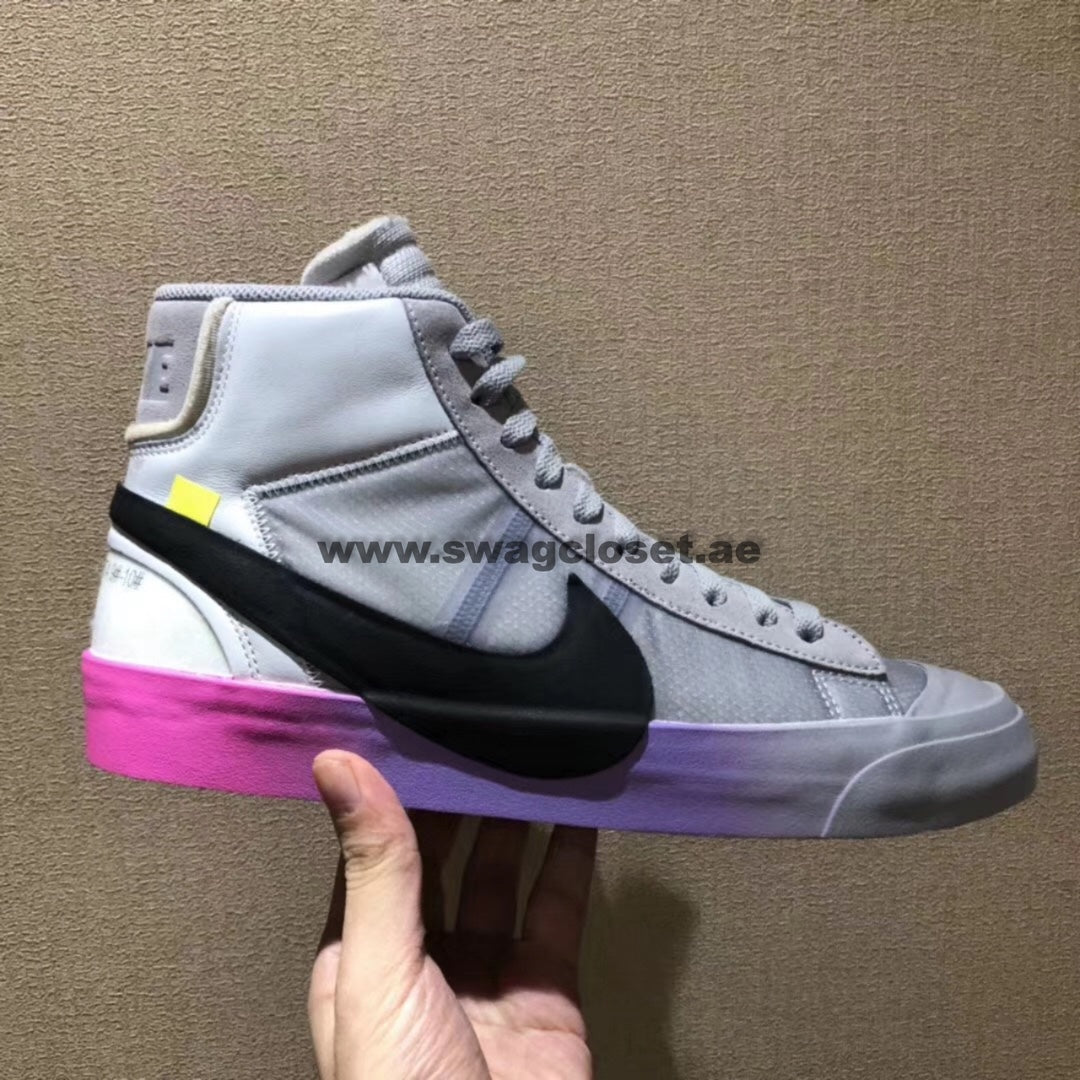 Nike Blazer Mid Off-White Wolf Grey Serena "Queen"