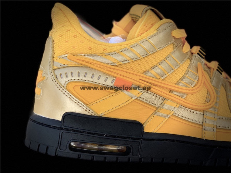Nike Air Rubber Dunk x Off-White "University Gold"