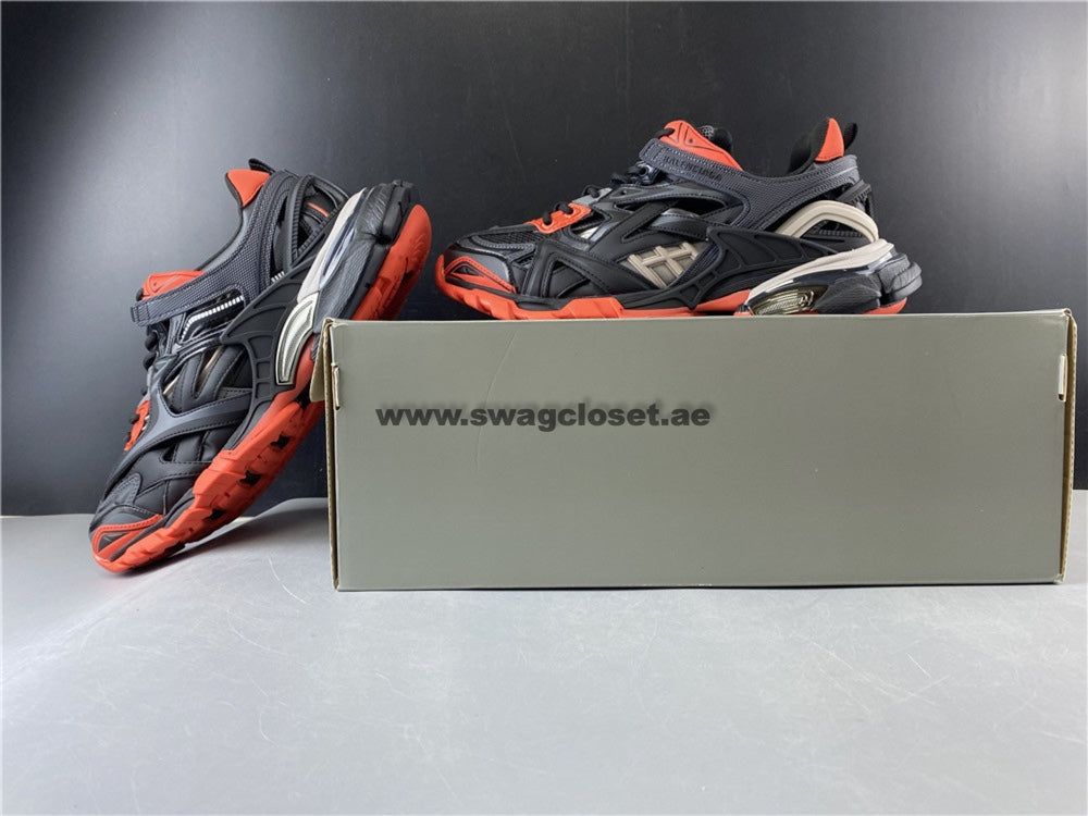 Balenciaga Track 2 Dark Grey Orange