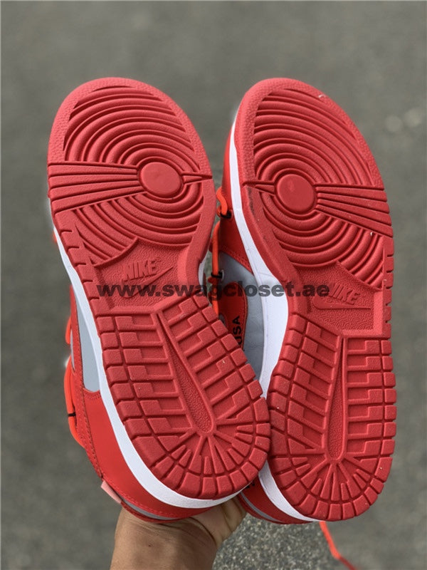 Nike Dunk Low x Off-White "University Red"
