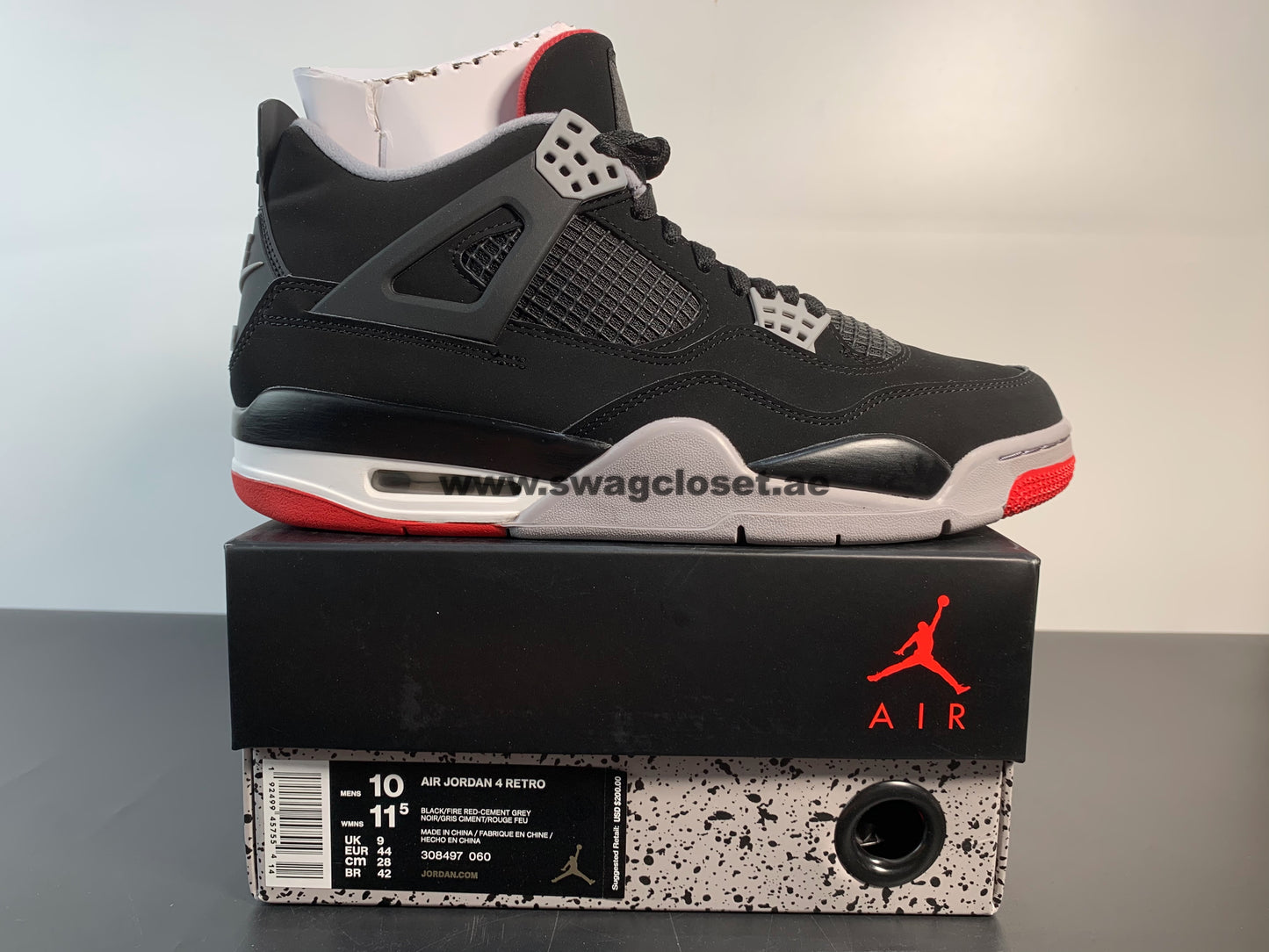 Jordan 4 Retro "Bred"