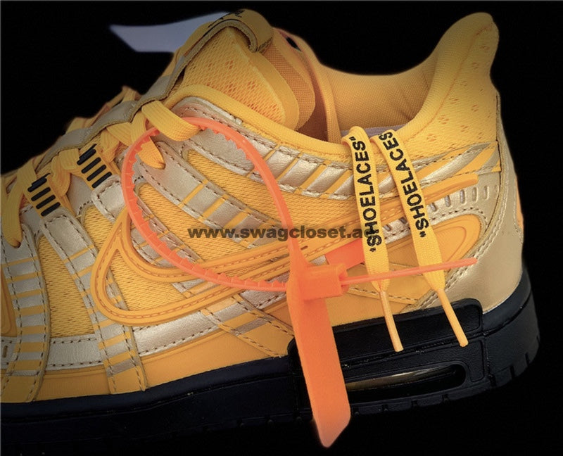 Nike Air Rubber Dunk x Off-White "University Gold"