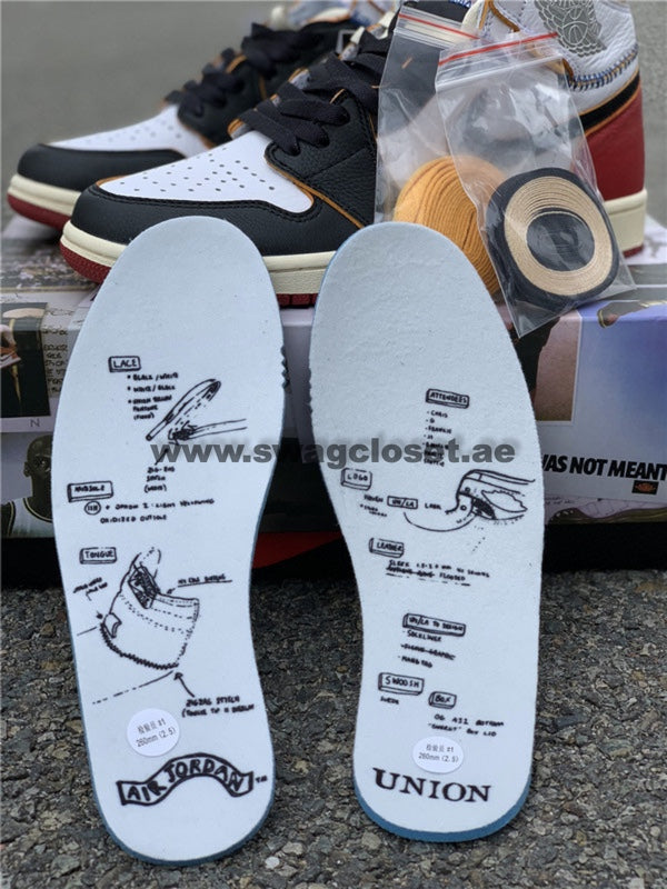 Jordan 1 Retro High Union Los Angeles Black Toe "Union"