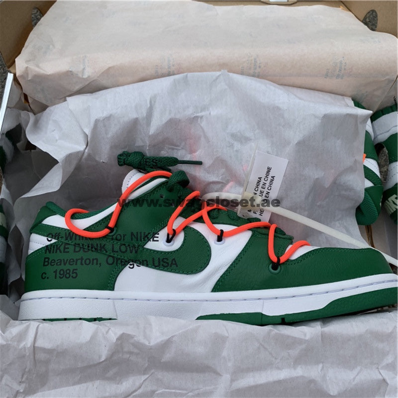 Nike Dunk Low Off-White "Pine Green"