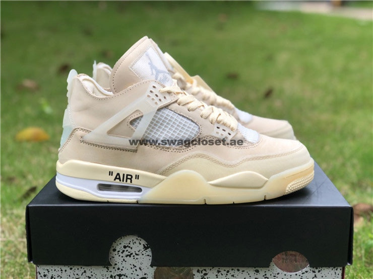 Jordan 4 Retro Off-White "Sail"