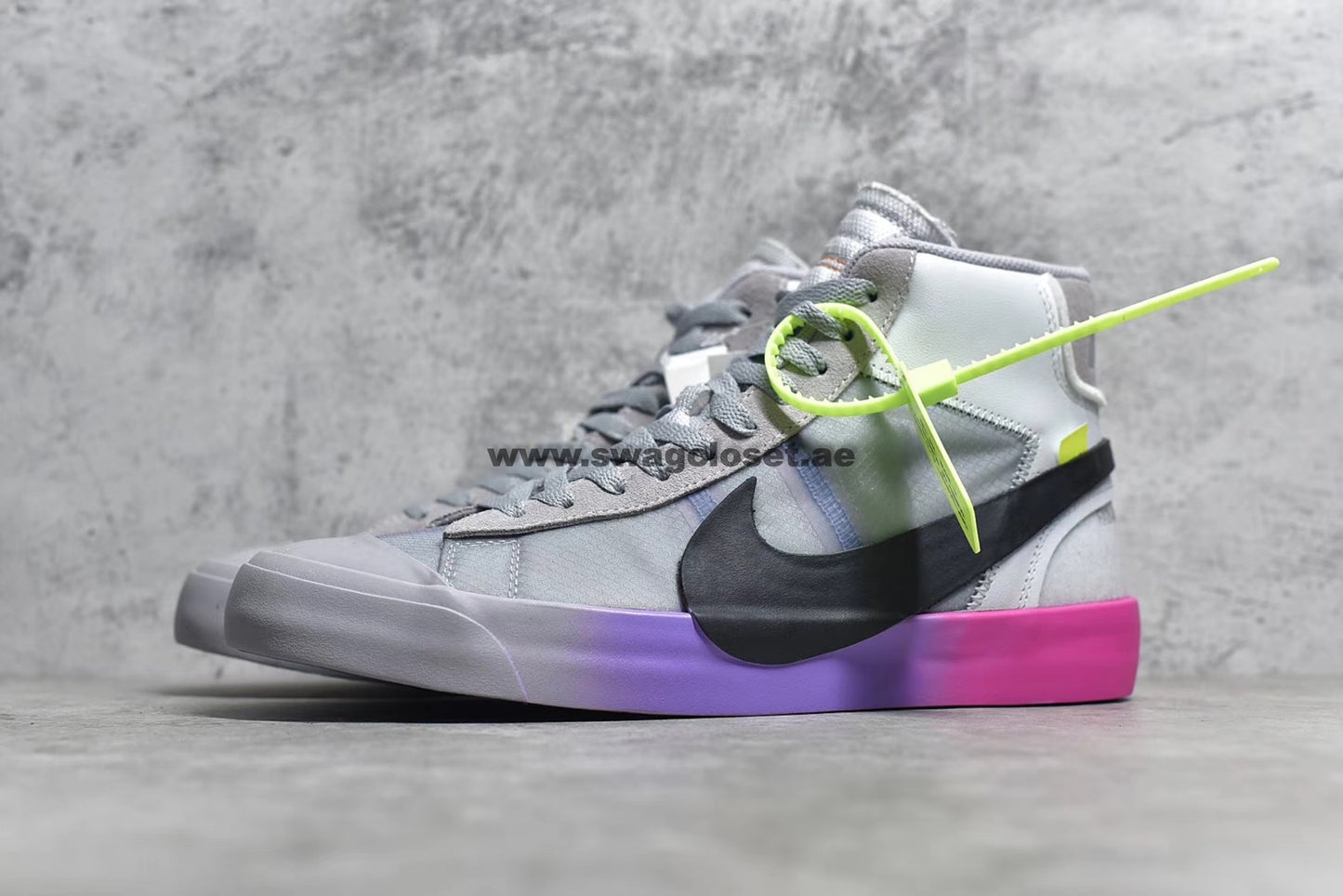 Nike Blazer Mid Off-White Wolf Grey Serena "Queen"