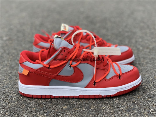 Nike Dunk Low x Off-White "University Red"