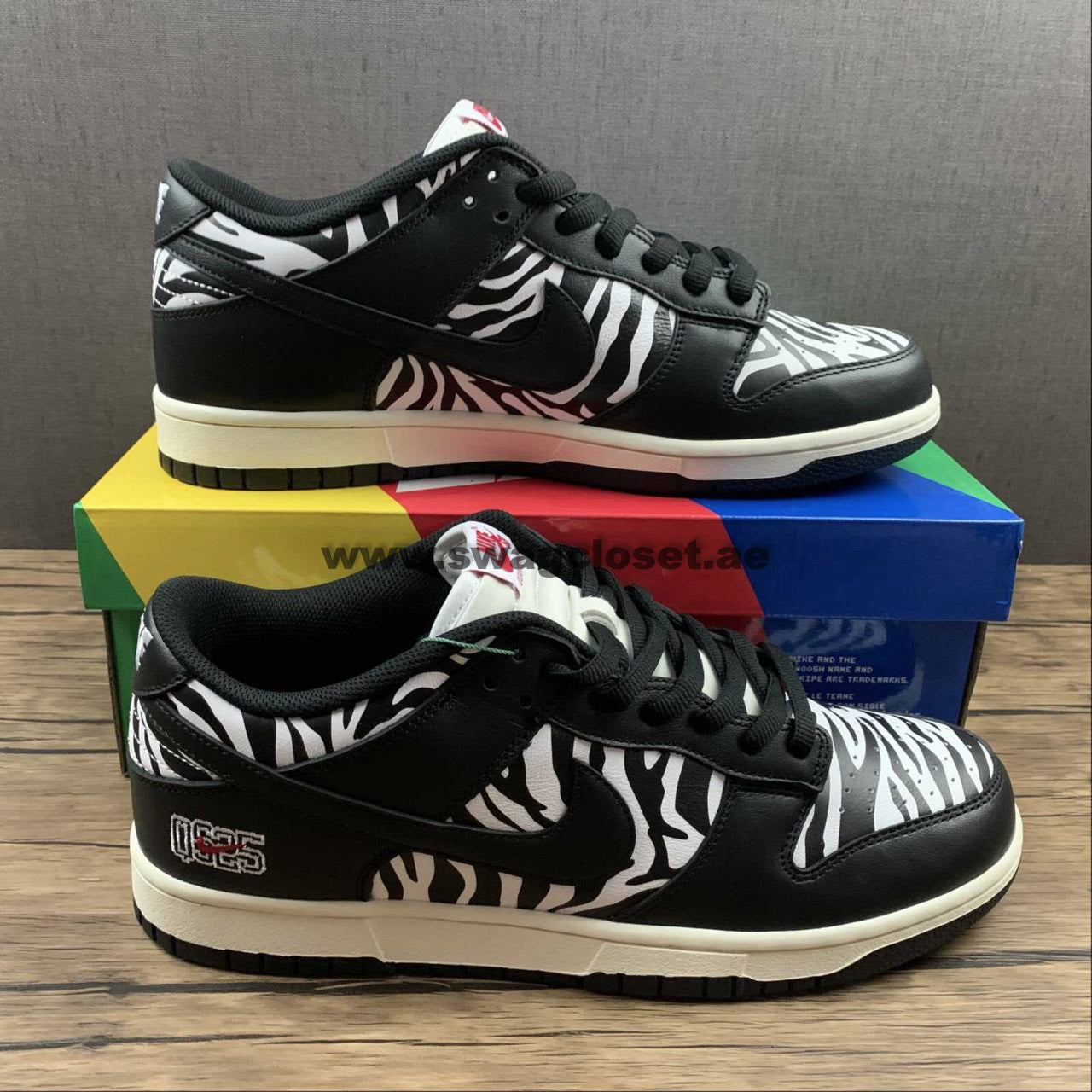 Nike SB Dunk Low "Quartersnacks Zebra"