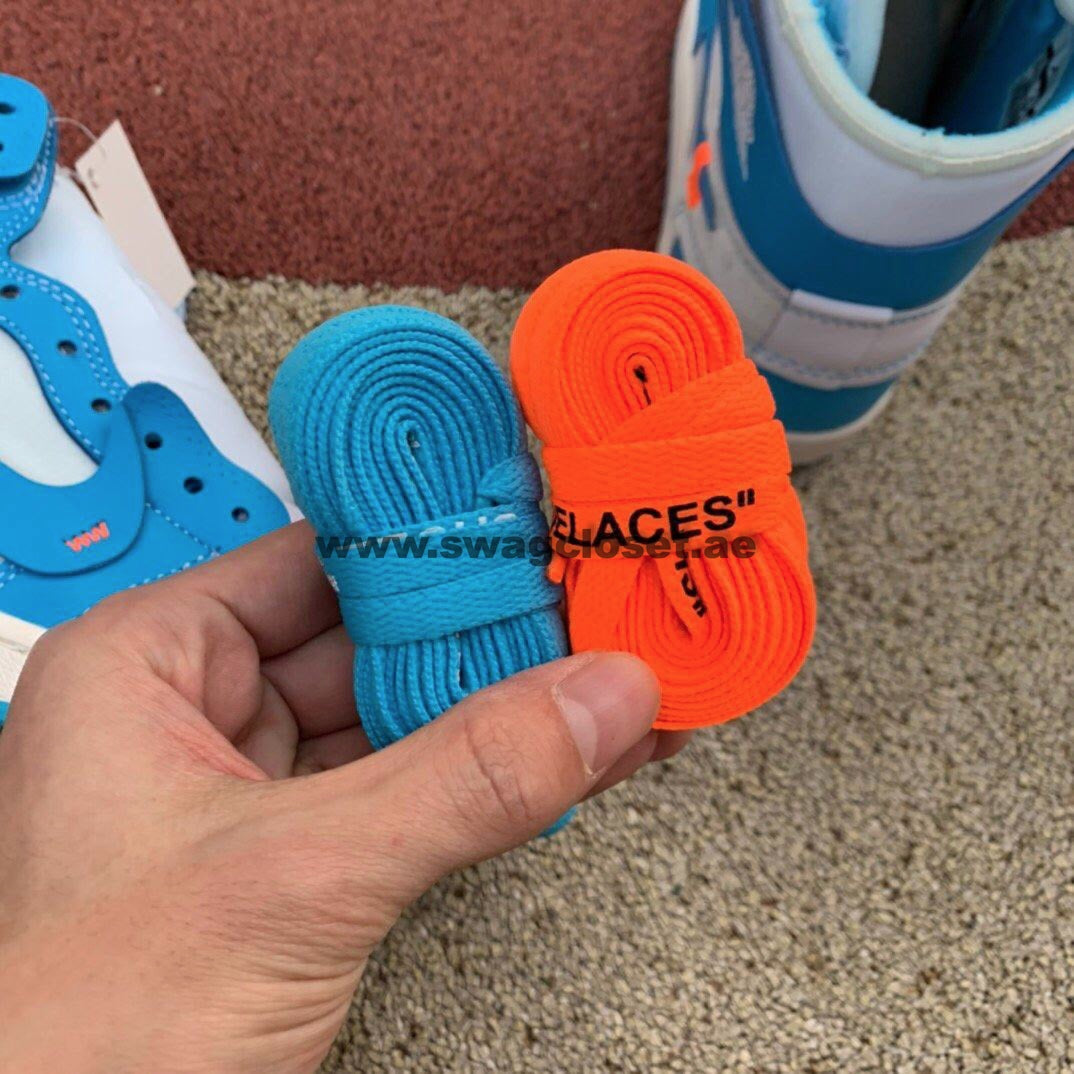 Jordan 1 Retro High Off-White "University Blue UNC"