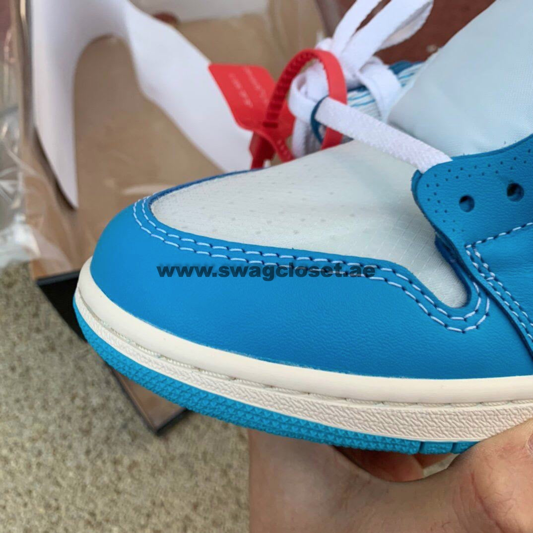 Jordan 1 Retro High Off-White "University Blue UNC"
