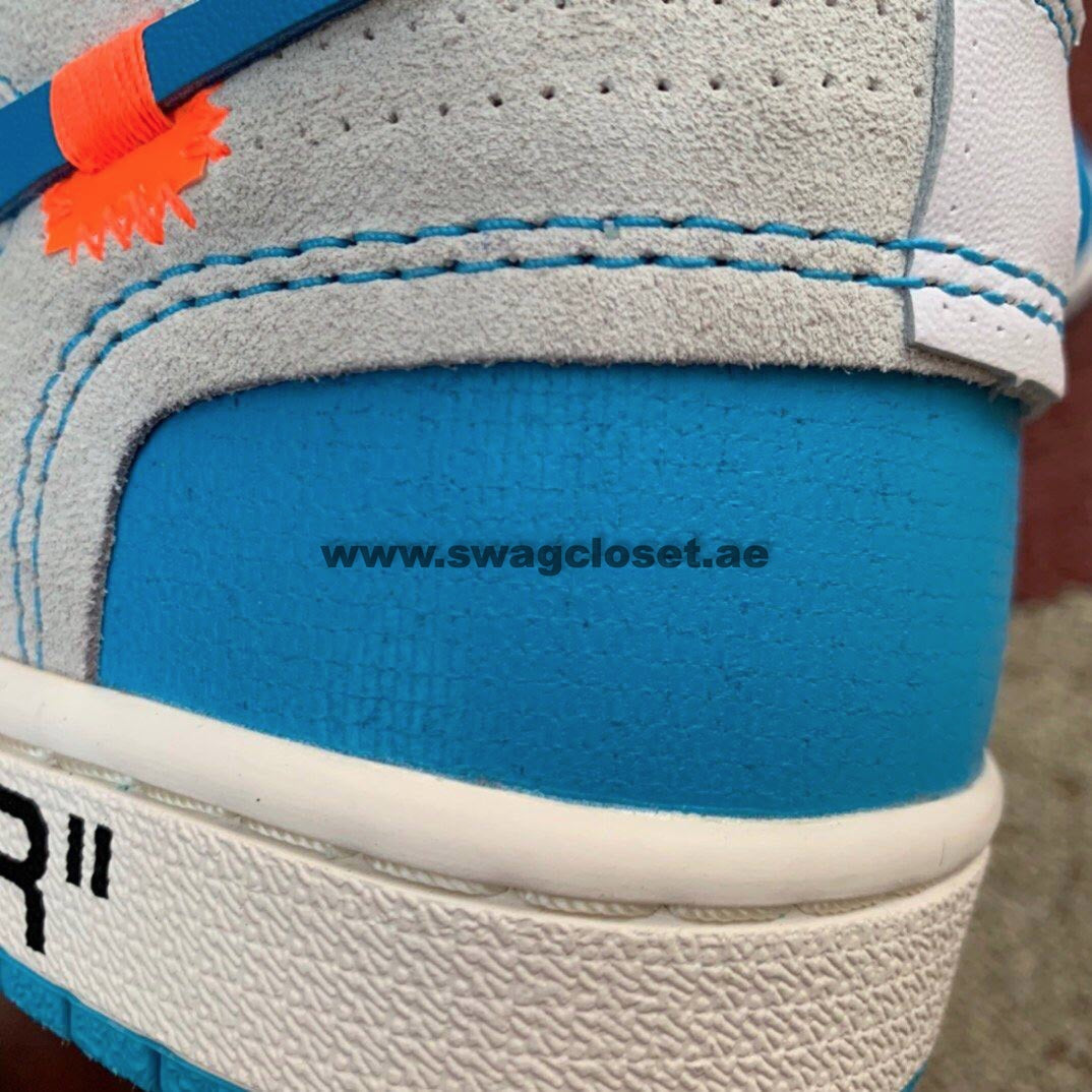 Jordan 1 Retro High Off-White "University Blue UNC"